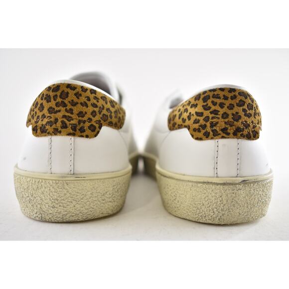 Saint Laurent Mens SL 37 Surf Court Diamond White Flat Low Top Sneaker 44 11 - Picture 13 of 14